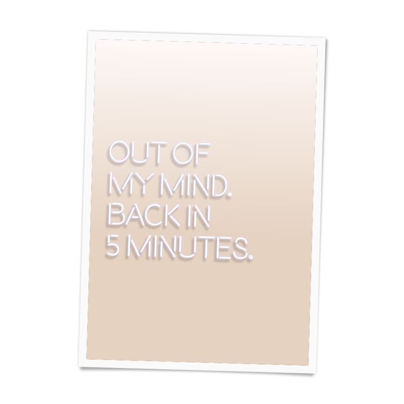 Out Of My Mind Poster