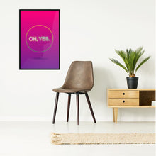 Load image into Gallery viewer, Oh, Yes Giclée Framed Luxury Large Print
