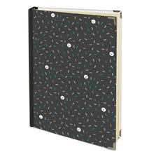 Load image into Gallery viewer, Neonimo Sprinkles Charcoal Handbound Journal
