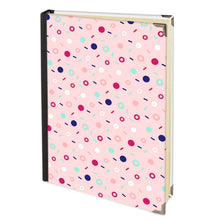 Load image into Gallery viewer, Memphis Sprinkles Strawberry Handbound Journal
