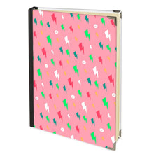 Load image into Gallery viewer, Bowie Bolts Berry Handbound Journal
