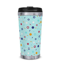 Load image into Gallery viewer, Memphis Sprinkles Peppermint Thermal Travel Mug
