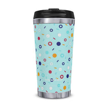Load image into Gallery viewer, Memphis Sprinkles Peppermint Thermal Travel Mug

