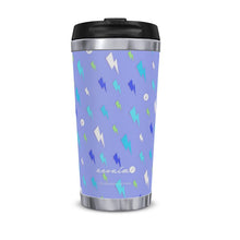 Load image into Gallery viewer, Bowie Bolts Currant Thermal Travel Mug
