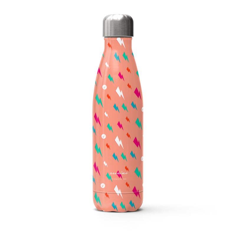 Bowie Bolts Peach Thermal Bottle