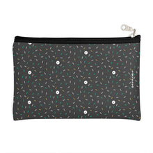 Load image into Gallery viewer, Neonimo Sprinkles Charcoal Zipper Pouch
