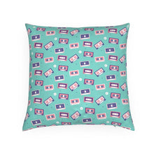 Load image into Gallery viewer, Cassette Tapes Winegum / Icegum Reversible Cushion
