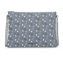 Load image into Gallery viewer, Crescent Geometric Gravel Leather Crossbody/Clutch Bag
