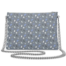 Load image into Gallery viewer, Crescent Geometric Gravel Leather Crossbody/Clutch Bag
