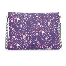Load image into Gallery viewer, Terrazzo Twilight Leather Crossbody/Clutch Bag
