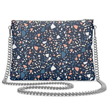 Load image into Gallery viewer, Terrazzo Midnight Leather Crossbody/Clutch Bag
