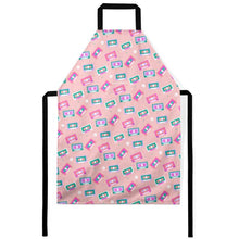 Load image into Gallery viewer, Cassette Tapes Bubblegum Apron
