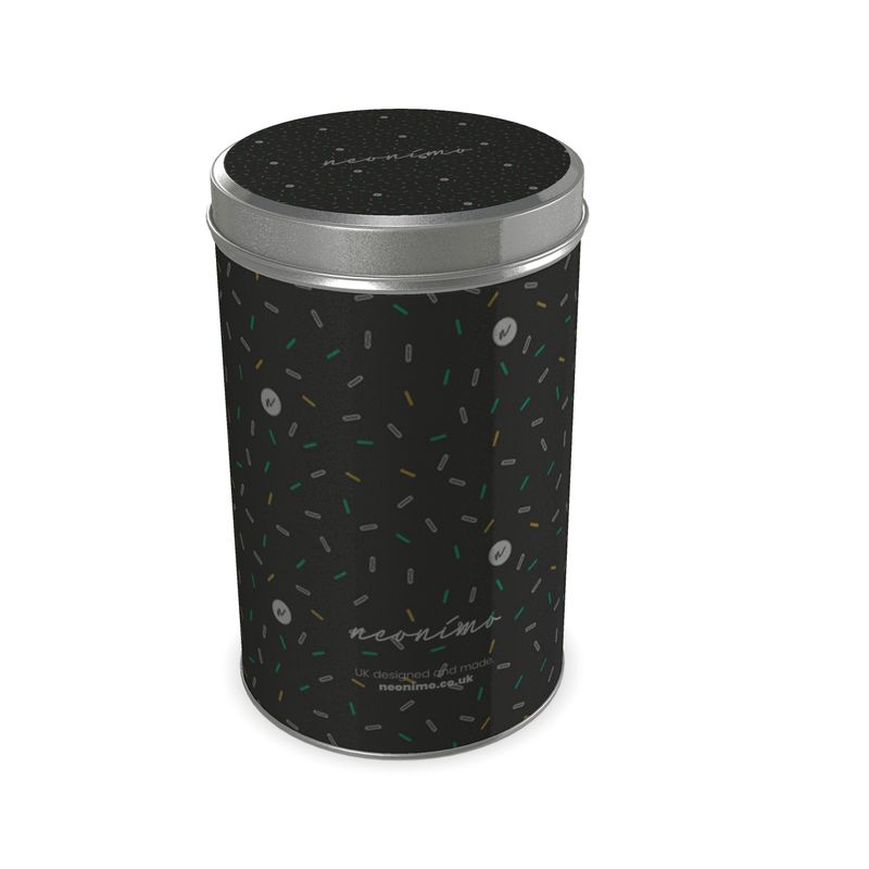 Neonimo Sprinkles Charcoal Storage Tin