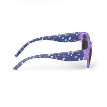 Load image into Gallery viewer, Crescent Geometric Lilac / Ravine Unisex Sunglasses
