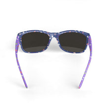 Load image into Gallery viewer, Crescent Geometric Ravine / Lilac Unisex Sunglasses
