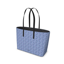 Load image into Gallery viewer, Triangle Geometric Powder Leather Tote Bag
