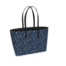 Load image into Gallery viewer, Terrazzo Midnight Leather Tote Bag
