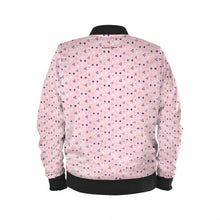 Load image into Gallery viewer, Triangle Geometric Blush Men&#39;s Bomber Jacket
