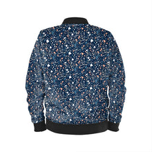 Load image into Gallery viewer, Terrazzo Midnight Men&#39;s Bomber Jacket
