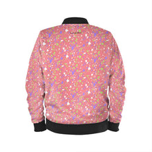 Load image into Gallery viewer, Terrazzo Coral Women&#39;s Bomber Jacket
