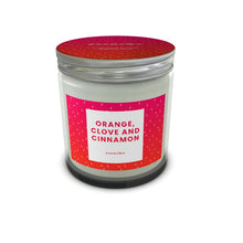 Load image into Gallery viewer, Vegan Orange, Clove and Cinnamon Candle Jar

