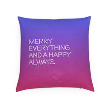 Load image into Gallery viewer, Merry Everything Happy Always Christmas Reversible Cushion
