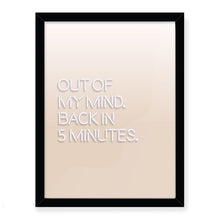 Load image into Gallery viewer, Out Of My Mind Giclée Framed Art Print
