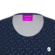 Load image into Gallery viewer, Women&#39;s Recycled Long Sleeve Fitted T-shirt Blackcurrant Navy
