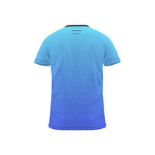 Load image into Gallery viewer, Unisex Recycled T-shirt Ice Blue Ombré With Gift Box
