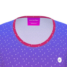 Load image into Gallery viewer, Women&#39;s Recycled Long Sleeve Fitted T-shirt Electric Purple Ombré
