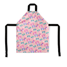 Load image into Gallery viewer, Cassette Tapes Bubblegum Apron
