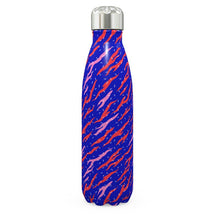 Load image into Gallery viewer, Tiger Print Deep Blue Thermal Bottle
