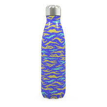 Load image into Gallery viewer, Wild Cat Print Cobalt Blue Thermal Bottle
