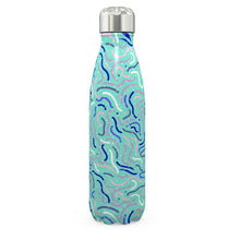 Load image into Gallery viewer, Squiggles Mint Green Thermal Bottle
