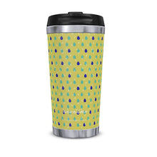 Load image into Gallery viewer, Droplets Lime Thermal Travel Mug
