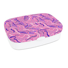 Load image into Gallery viewer, Squiggles Marshmallow Pink Lunchbox

