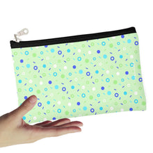 Load image into Gallery viewer, Memphis Sprinkles Kiwi Zipper Pouch
