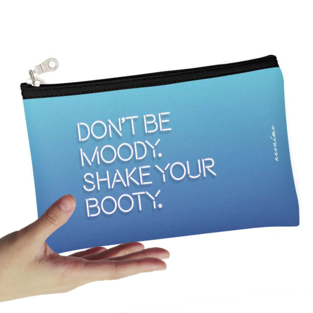Don't Be Moody Zipper Pouch
