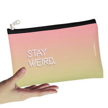 Load image into Gallery viewer, Stay Weird Zipper Pouch

