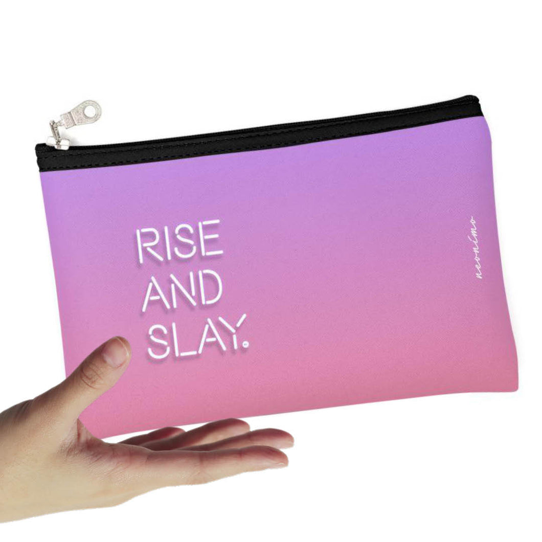 Rise And Slay Zipper Pouch