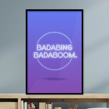 Load image into Gallery viewer, Badabing Badaboom Giclée Framed Luxury Large Print
