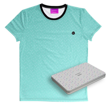 Load image into Gallery viewer, Unisex Recycled T-shirt Mint Green Ombré With Gift Box
