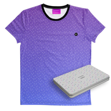 Load image into Gallery viewer, Unisex Recycled T-shirt Grape Purple Ombré With Gift Box
